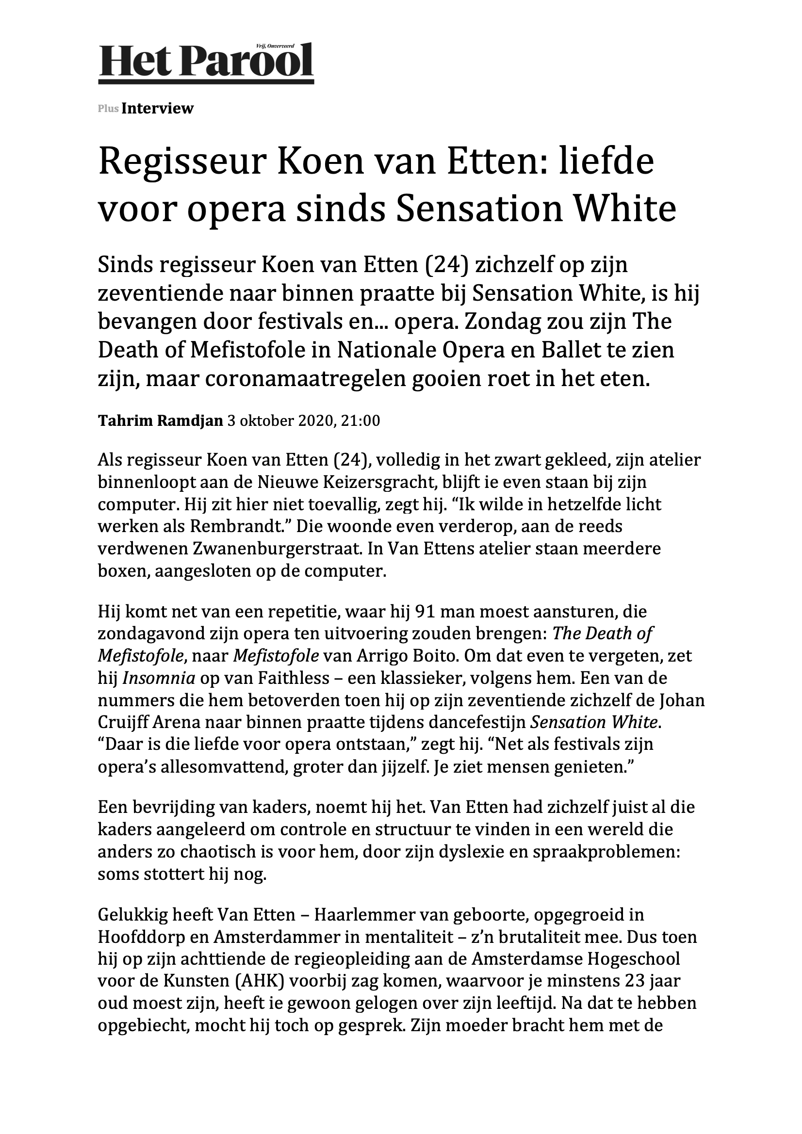 Parool Interview V2